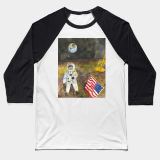 Apollo 11 Moon Landing Baseball T-Shirt